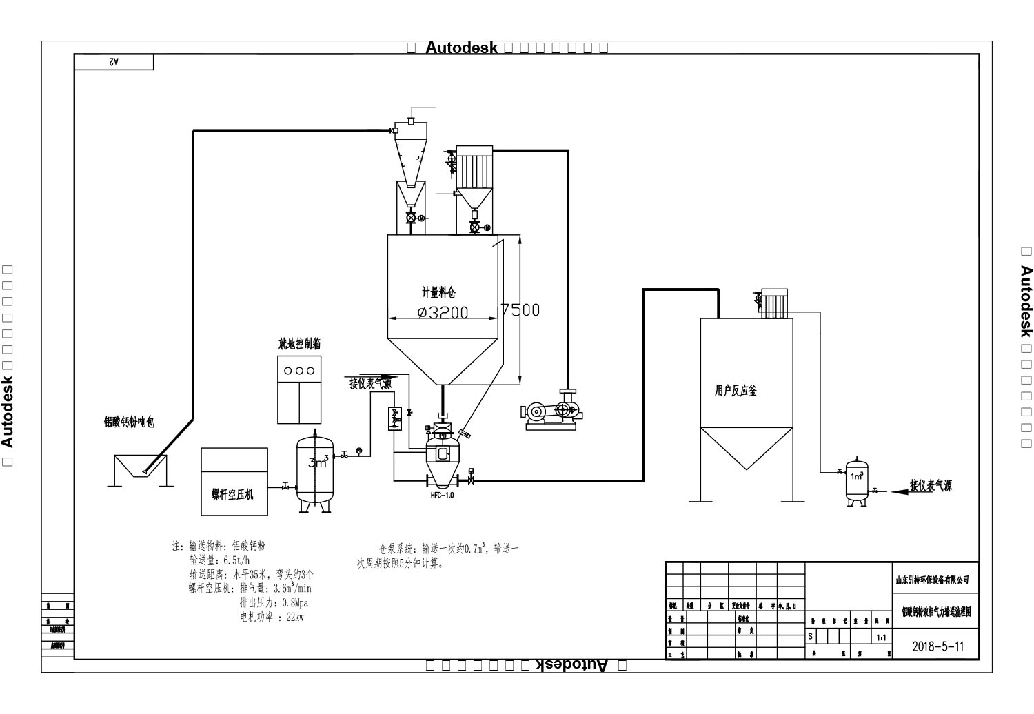 正壓氣力除灰系統